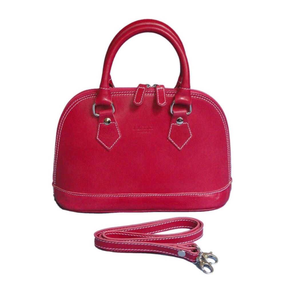 I Medici Italian Leather Handbag/Shoulder bag - Pink